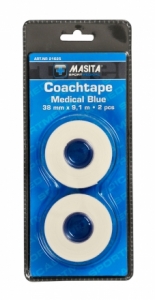 MASITA MEDICAL BLUE COACHTAPE WEISS (2er Pack)