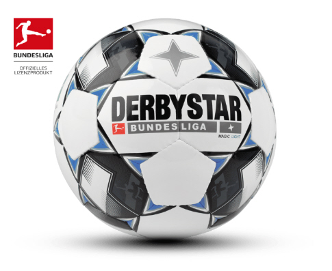 Derbystar Bundesliga Magic Light Jugendball mit Ballsack