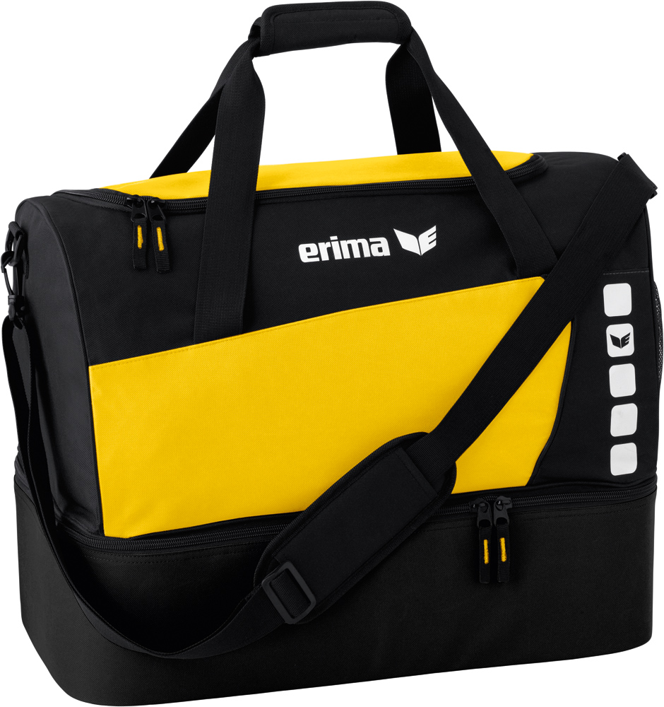 Erima Club 5 Line Sporttasche mit Bodenfach gelb